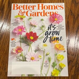 Better Homes & Gardens Magazine - May 2022 - It’s Grow Time       home gardening